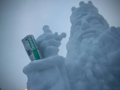 Snežni gradovi kralja Matjaža. Peca, Črna na Koro&scaron;kem//foto: Bojan Velikonja / Foto: Bojan Velikonja