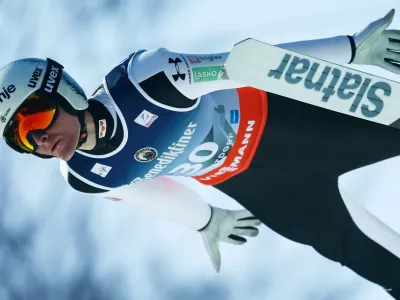 Prevc v nem&scaron;kem Oberstdorfu (arhivska fotografija).&nbsp;Foto: Reuters