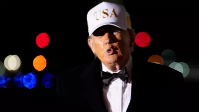 U.S. President Donald Trump speaks after disembarking from Air Force One on his arrival at Palm Beach International Airport in West Palm Beach, Florida, U.S., January 31, 2026. REUTERS/Nathan Howard