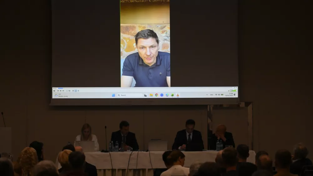 Andraž Vehovar31.1.2026 - Volilna skup&scaron;čina Kolesarske zveze Slovenije KZSFoto: Nik Erik Neubauer