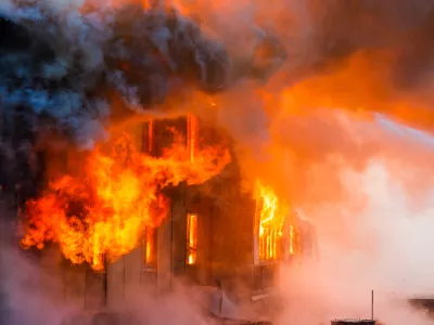 Požar je divjal pet dni. Slika je simbolična.