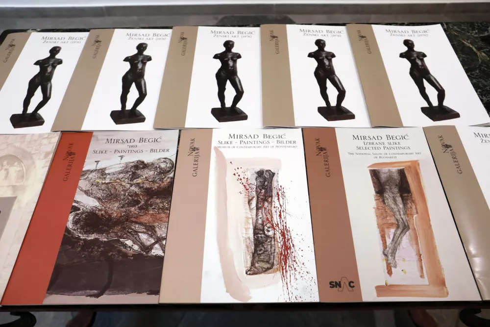 06.02.2026 - galerija Novak, Mirsad Begič, kip Ženski AktFoto: Tomaž Skale