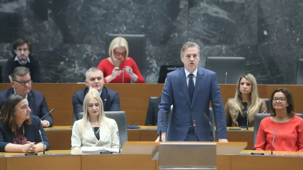 Državni zbor, DZ, poslanska vpra&scaron;anja, 3. 2. 2026, Robert Golob. Foto: Jaka Gasar