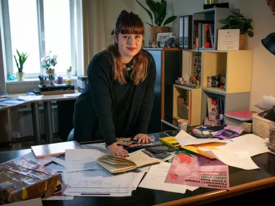 24.4.2025 - Nika Kovač - antropologinja, sociologinja, aktivistka, predavateljicaFoto: Luka Cjuha