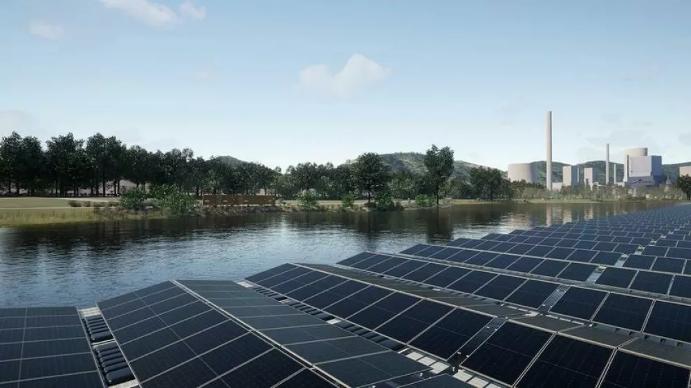 Družmirsko jezero: Otok izginja zaradi elektrarne?