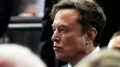 FILE - Elon Musk attends a memorial for conservative activist Charlie Kirk, Sunday, Sept. 21, 2025, at State Farm Stadium in Glendale, Ariz. (AP Photo/Julia Demaree Nikhinson, File)