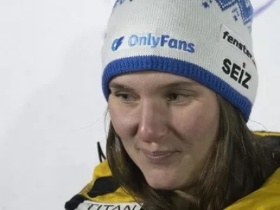 Nemcija.Nemska svetovna prvakinja v bobu Lisa Buckwitz.Foto dpa/STA