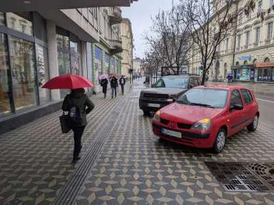 Prizor s Slovenske ceste