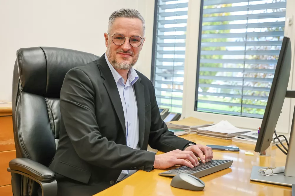 Alen Gril direktor Dom dr. Janka Benedika Radovljica / Foto: Tina Dokl