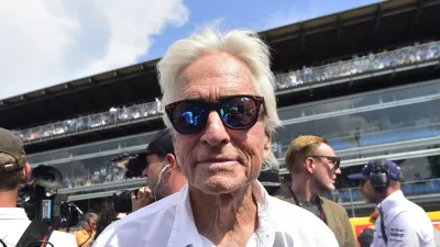Formula One F1 - Italian Grand Prix - Autodromo Nazionale Monza, Monza, Italy - September 1, 2024 Actor Michael Douglas is seen before the race REUTERS/Massimo Pinca