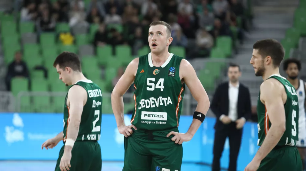 Thomas Kennedy19.11.2025 - Cedevita Olimpija - Hamburg ko&scaron;arka evropski pokalFoto: Luka Cjuha