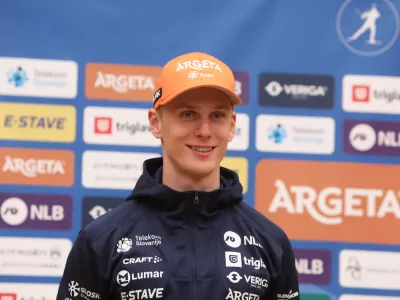 - Anton Vidmar,- 07.10.2025. Predstavitev reprezentanc Smučarske zveze Slovenije za novo tekmovalno sezono.//FOTO: Bojan Velikonja