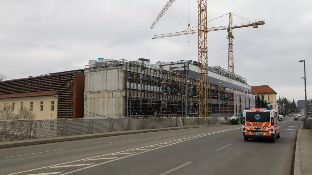 19.01.2026 - Medicinski kampus Vrazov trg - gradbi&scaron;čeFoto: Luka Cjuha