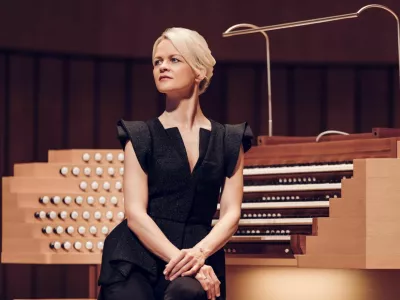 Latvijska organistka in pianistka Iveta Apkalna je zvezda v svetu glasbe. F Ko-Cheng Lin