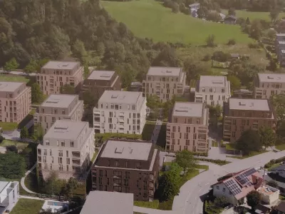 Za prestolnico pomembno sosesko Podutik &ndash; Glince s 387 stanovanji pa bo do izgradnje zadnje faze morala Direkcija RS za vode zgraditi &scaron;e zadrževalnik. F render