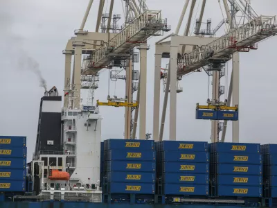  06.01.2023 - Luka Koper, d.d., pristani&scaron;ki in logistični sistem - mednarodno tovorno pristani&scaron;če&nbsp;//FOTO: Luka Cjuha