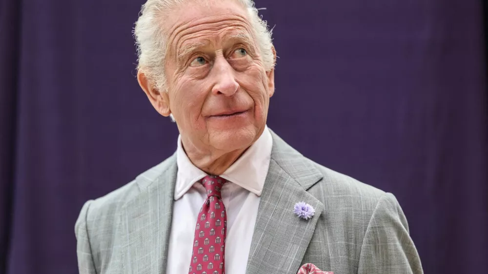 Britain's King Charles III arrives to officially open the Midland Metropolitan University Hospital (MMUH), in Smethwick, Britain September 3, 2025. Richard Pohle/Pool via REUTERS