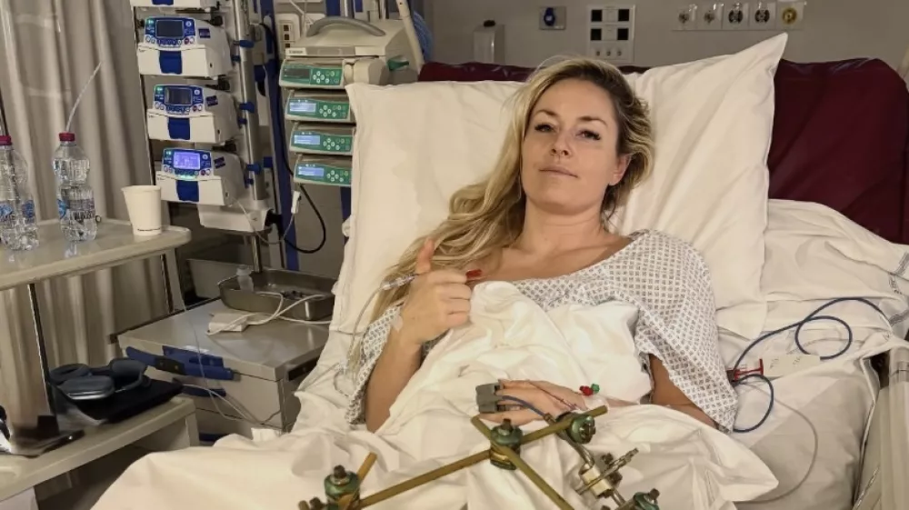 Lindsey Vonn po tretji operaciji noge.