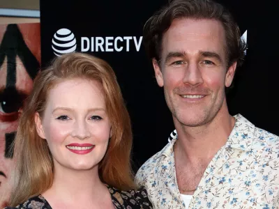 HOLLYWOOD, CALIFORNIA - JULY 11: (L-R) Kimberly Brook and James Van Der Beek attend the LA Special Screening of A24's "Skin" at ArcLight Hollywood on July 11, 2019 in Hollywood, California. David Livingston,Image: 457687384, License: Rights-managed, Restrictions:, Model Release: no