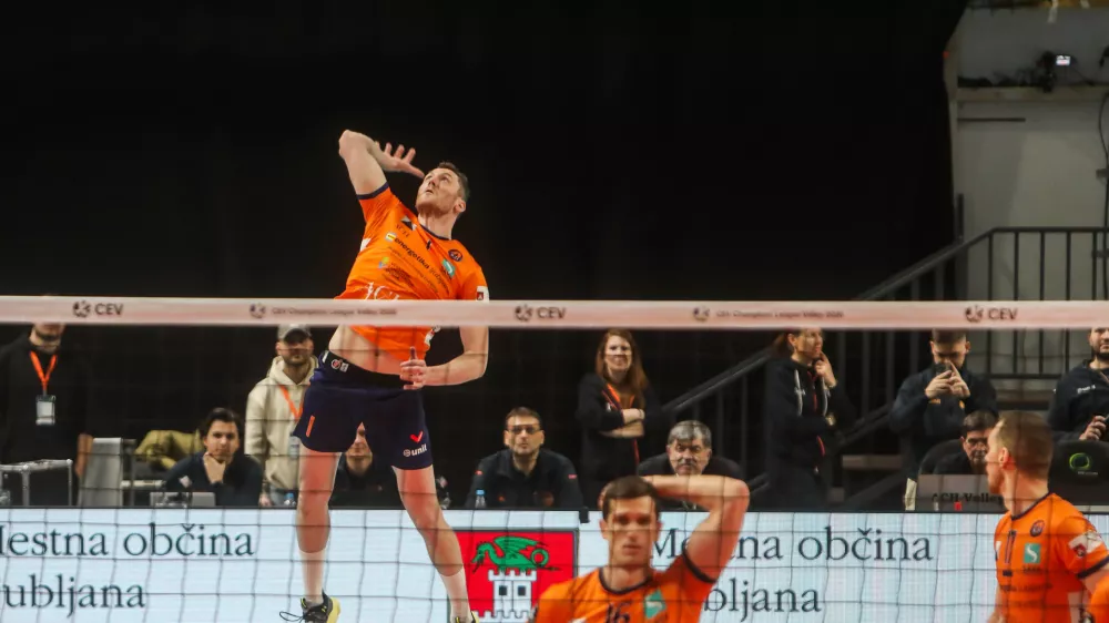 - 22.01.2026. - Odbojka 3. krog. Liga prvakov, ACH Volley - Tours. //FOTO: Bojan Velikonja