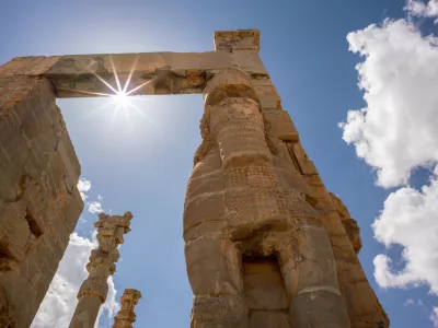 Ostanki Perzepolisa v Iranu / Foto: Petr Kahanek