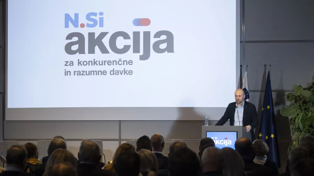 Ljubljana, GZS.Programska konferenca NSi, na kateri sopredstavili gospodarski volilni program stranke.