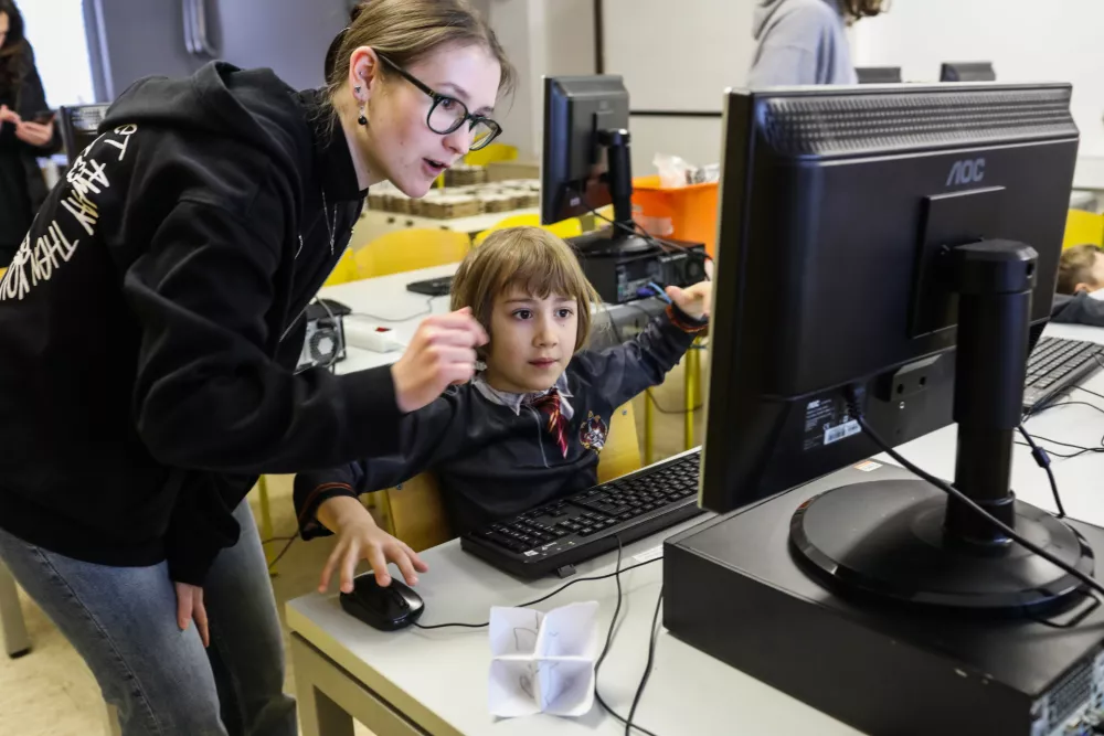 - 17.02.2026. - Mladinsko razvojnio tehnolo&scaron;ki center 404. Počitni&scaron;ko varstvo otrok pozimi.//FOTO: Bojan Velikonja