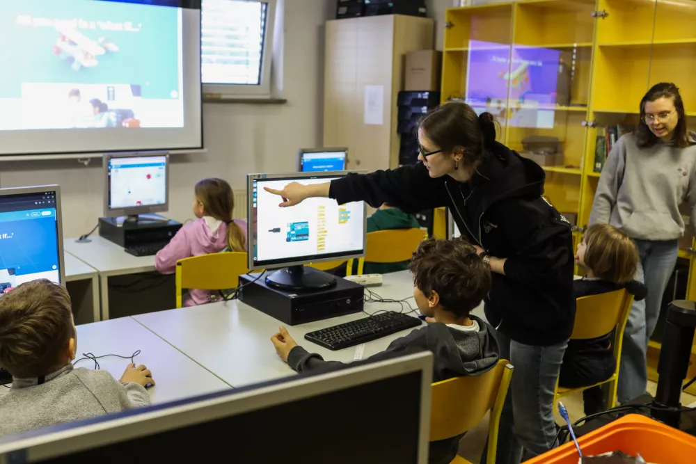 - 17.02.2026. - Mladinsko razvojnio tehnolo&scaron;ki center 404. Počitni&scaron;ko varstvo otrok pozimi.//FOTO: Bojan Velikonja