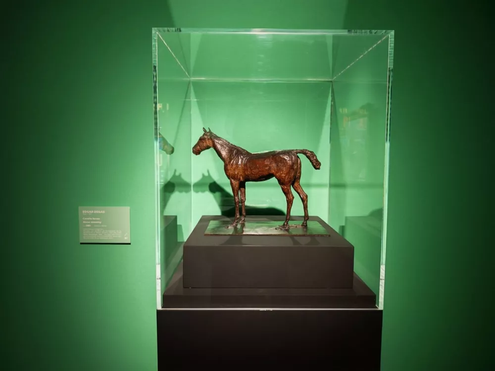 Edgar Degas - Stoječi konj / Foto: Miha &Scaron;tamcar