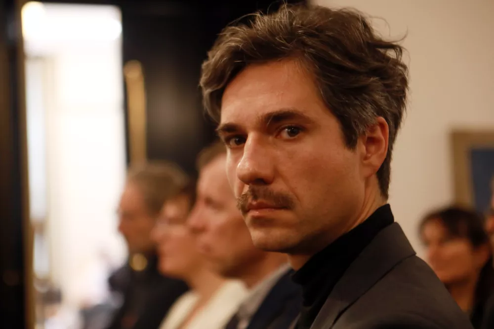 16.01.2026 -izjava za medije po koncu posveta socialnih partnerjev glede dviga minimalne plačeLuka MesecFoto: Tomaž Skale / Foto: 