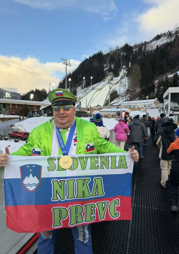 Aleksander Javornik, slovenski &scaron;portni navijač / Foto: Osebni Arhiv