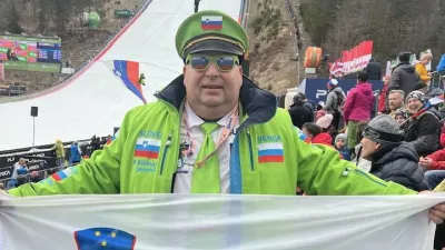 Aleksander Javornik, slovenski &scaron;portni navijač / Foto: Osebni Arhiv