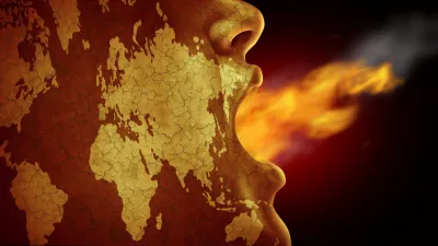 World Heat Storm and Global Heat Crisis and rising world temperatures or heat-wave rise as an Earth Day risk or climate change concept with 3D illustration elements. / Foto: Wildpixel Getty Images