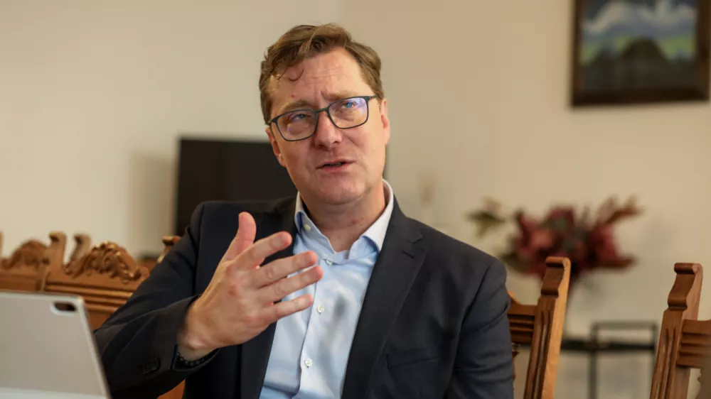  - 26.01.2026. - Vladimir Prebilič, Predsednik stranke Prerod in Evropski poslanec.//FOTO: Bojan Velikonja