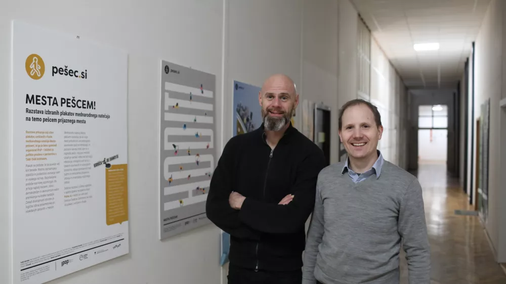 - 12.02.2026. - Urban Jeriho in Aidan Cerar, predstavnika In&scaron;tituta Ipop.//FOTO: Bojan Velikonja