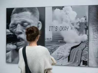 Jakob Ganslmeier in Ane Zibelnik, razstava Bereitschaft 