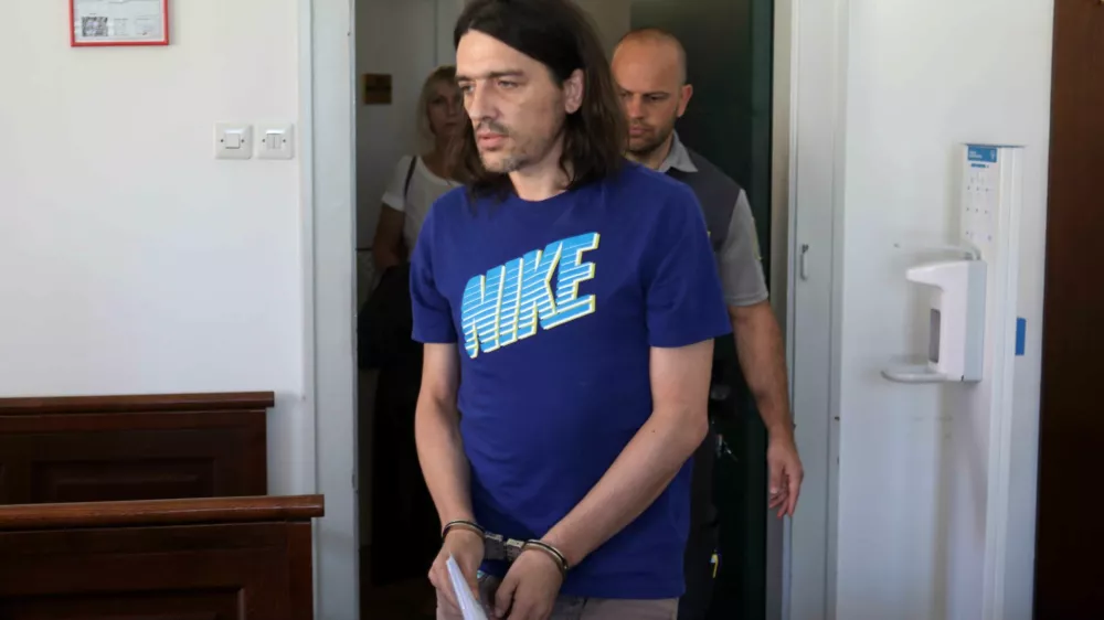 Niko Stariha - 29.07.2022 &ndash; sojenje Niku Starihi, ki je oktobra 2019 v priporu na Pov&scaron;etovi zažgal celico.//FOTO: Tomaž Skale