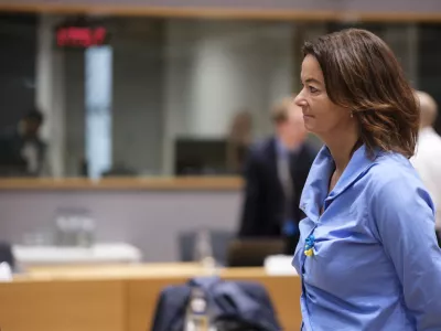 Belgija, Bruselj.Zasedanje zunanjih ministrov EU.Ministrica za zunanje in evropske zadeve Tanja Fajon.