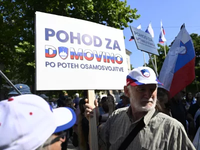 SDS16.05.2025 - Ljubljanskegi pohod za domovino v organizaciji Kluba seniorjev in seniork SDSFOTO: Nik Erik Neubauer / Foto: Nik Erik Neubauer