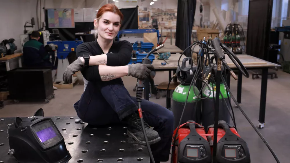 18.02.2026 - Tajda Nov&scaron;ak, varilka, center RogFoto: Tomaž Skale