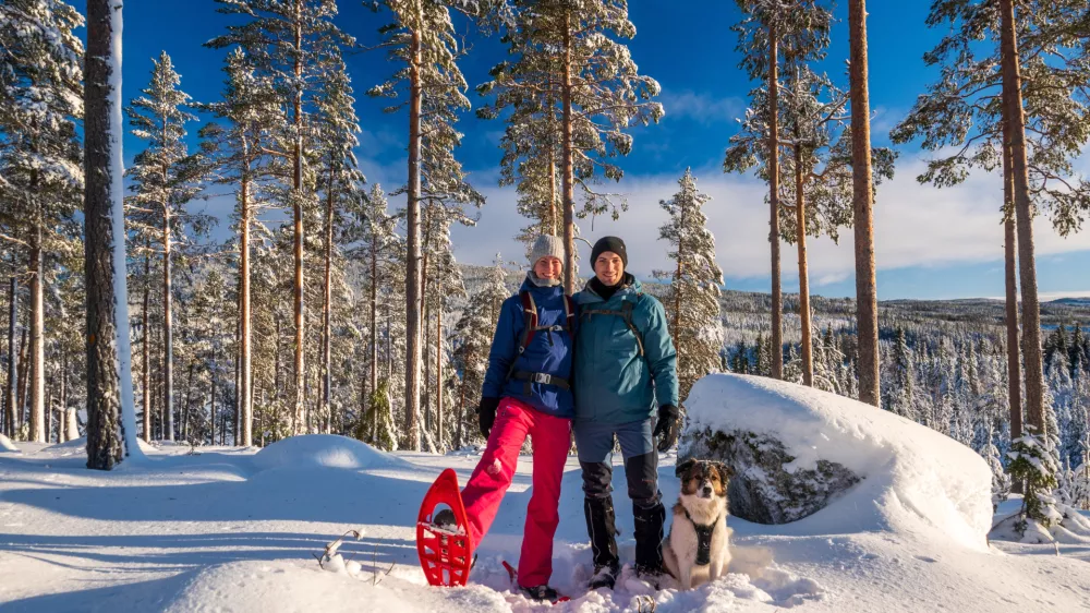 Nastja Rajar in Rok Rok Tom&scaron;ič na &Scaron;vedskem / Foto: Osebni Arhiv