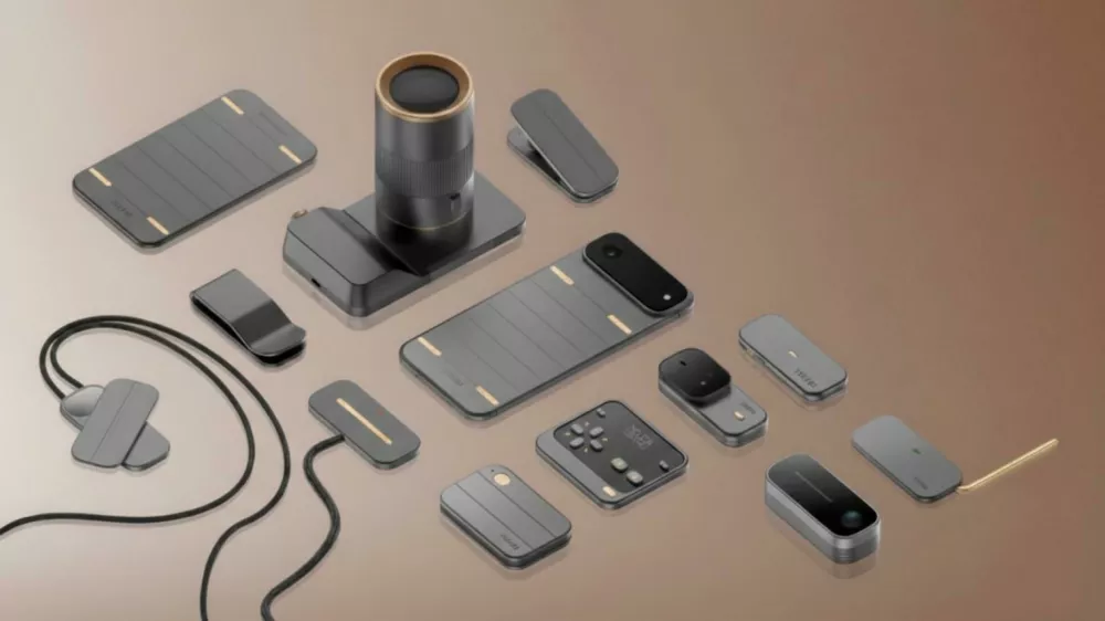 Tecnov koncept modularnega pametnega telefona.