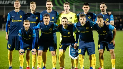 Celje, Stadion Z'Dezele.Nogometna tekma sestnajstine finala konferencne lige med Celjem in Drito.