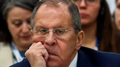 FILE PHOTO: Russia's Foreign Minister Sergei Lavrov attends the 31st Organization for Security and Co-operation in Europe (OSCE) Ministerial Council in Ta'Qali, Malta, December 5, 2024. REUTERS/Florion Goga/File Photo