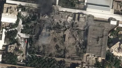 Satelitski posnetek rezidence v Teheranu. / Foto: