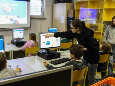 - 17.02.2026. - Mladinsko razvojnio tehnolo&scaron;ki center 404. Počitni&scaron;ko varstvo otrok pozimi.//FOTO: Bojan Velikonja