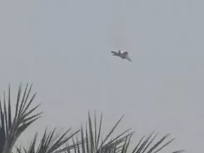 Strmoglavljeno letalo v Kuvajtu.