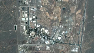 A satellite image shows the Natanz nuclear facility in Iran after airstrike in Iran in this handout image dated June 15, 2025. Maxar Technologies/Handout via REUTERS  THIS IMAGE HAS BEEN SUPPLIED BY A THIRD PARTY. MANDATORY CREDIT. NO RESALES. NO ARCHIVES. MUST NOT OBSCURE LOGO