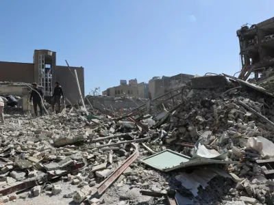 Debris lies scattered in the aftermath of an Israeli and U.S. strike on a police station, amid the U.S.-Israeli conflict with Iran, in Tehran, Iran, March 3, 2026. Majid Asgaripour/WANA (West Asia News Agency) via REUTERS ATTENTION EDITORS - THIS PICTURE WAS PROVIDED BY A THIRD PARTY