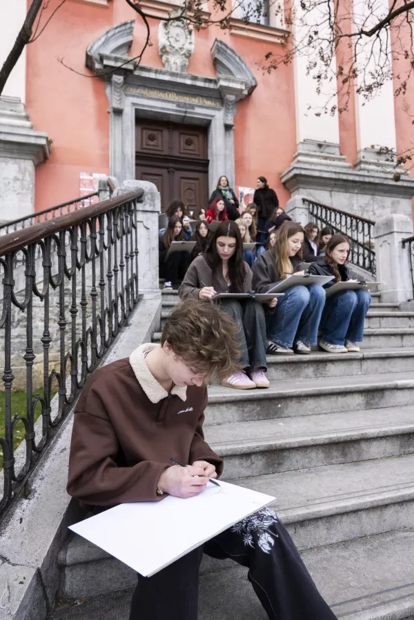 Ljutomerski dijaki v ljubljanski &scaron;oli v kulturi